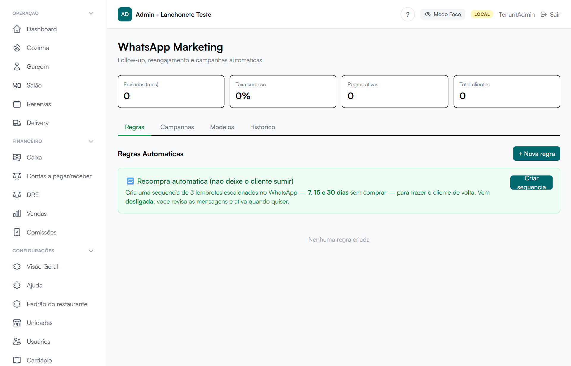 WhatsApp marketing e follow-up automático